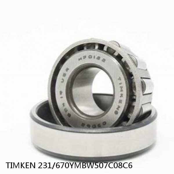 231/670YMBW507C08C6 TIMKEN Tapered Roller Bearings Tapered Single Imperial