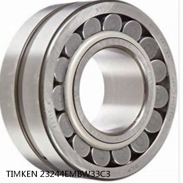23244EMBW33C3 TIMKEN Spherical Roller Bearings Steel Cage