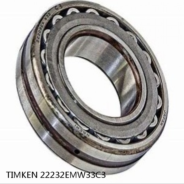 22232EMW33C3 TIMKEN Spherical Roller Bearings Steel Cage