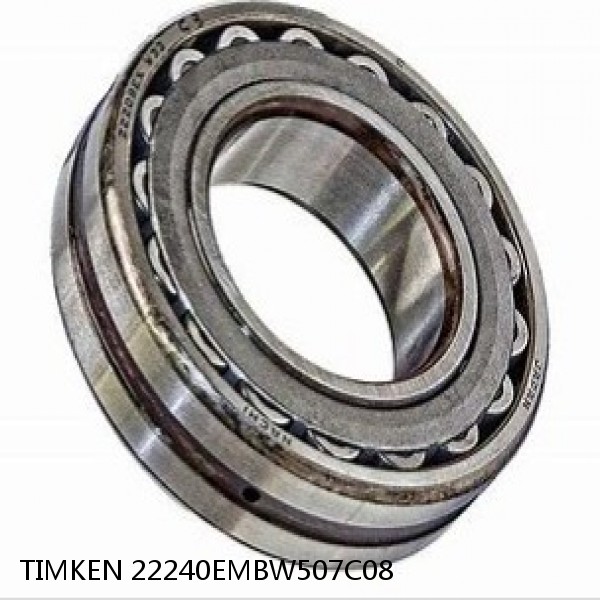 22240EMBW507C08 TIMKEN Spherical Roller Bearings Steel Cage