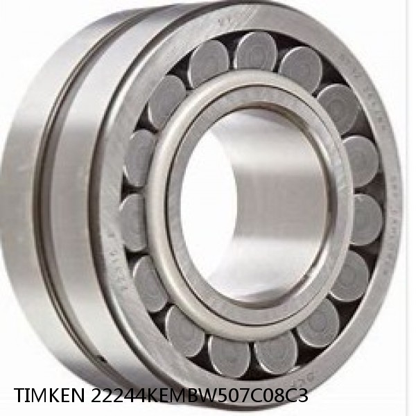 22244KEMBW507C08C3 TIMKEN Spherical Roller Bearings Steel Cage