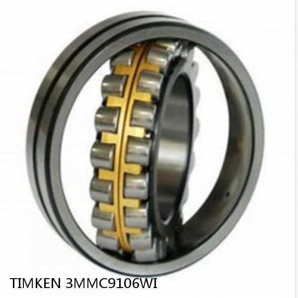 3MMC9106WI TIMKEN Spherical Roller Bearings Brass Cage
